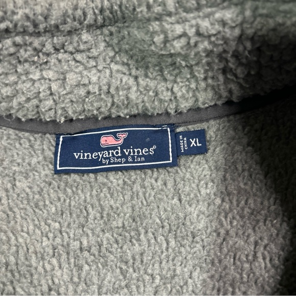 Vineyard Vines Gray Men's XL Fleece Pullover - Picture 7 of 13